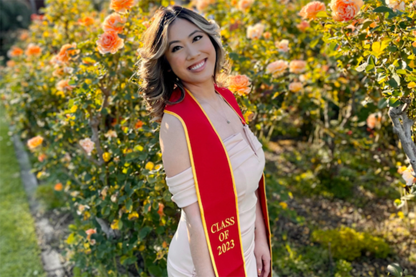 USC graduate, Stephanie Abrenica